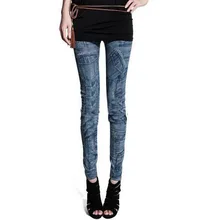 Женская Девушка Джинсы Sexy Тощий Поножи Jeggings Обтягивающих Брюках Брюки