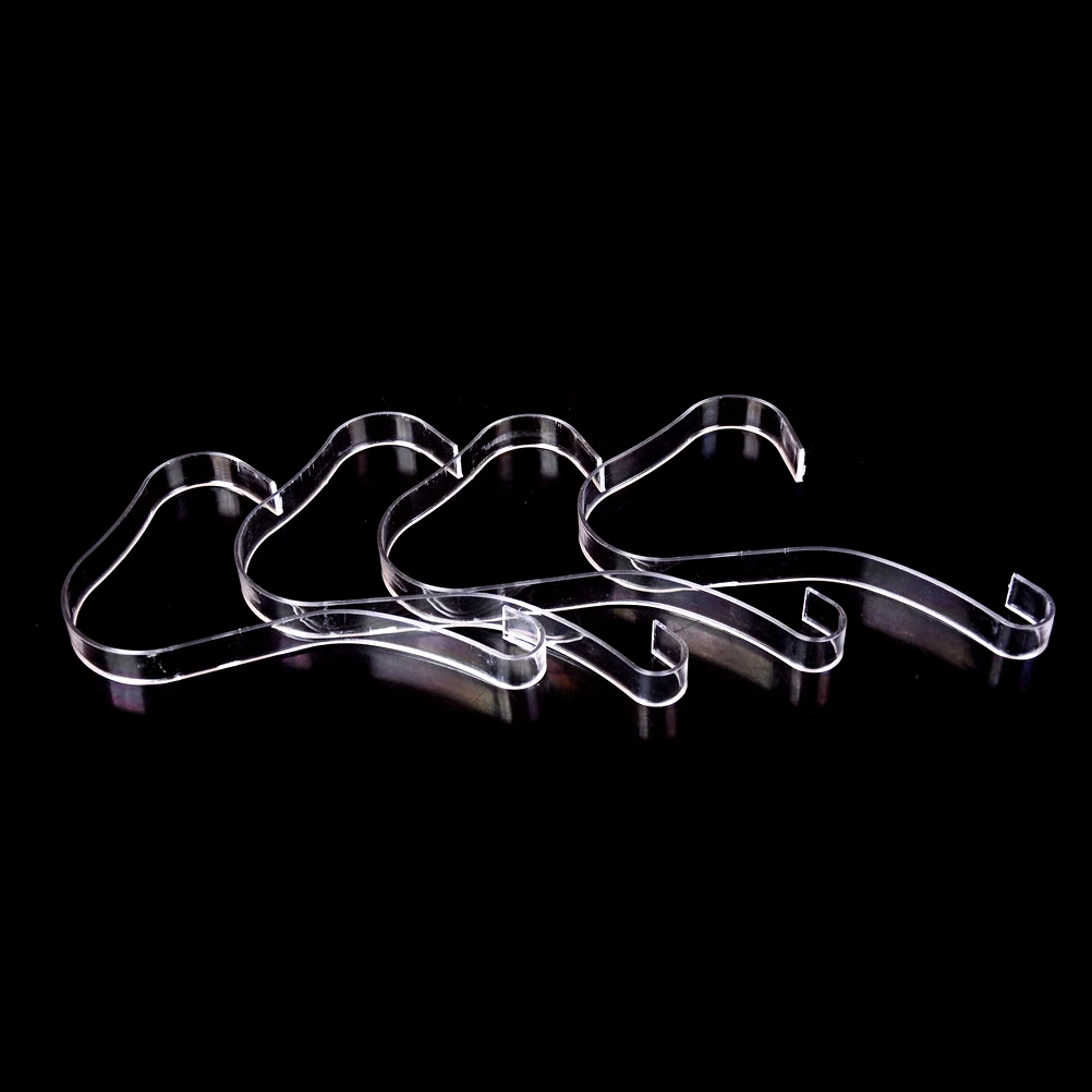 

4Pcs/lot Fashion Clear Elastic Plastic Shoe Trees Sandals Show Holder Shoe Display Stand Rack For Men Women