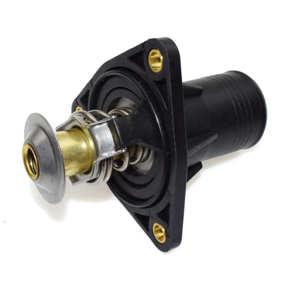 Engine Coolant Thermostat ISANCE Engine Coolant Thermostat Assembly For Jaguar X-Type 3.0L-V6 2002-2008 & 2.5L 2002-2005 OEM# 9473185 1601-421752