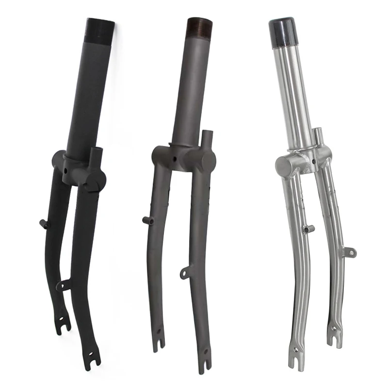 Велосипедная вилка TWTOPSE титановая для Brompton 1/2 &quotлегкая 16&quot передняя и