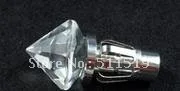 

20mm crystal diamond with copper fiber holder for fiber up to 6mm--100pcs pack