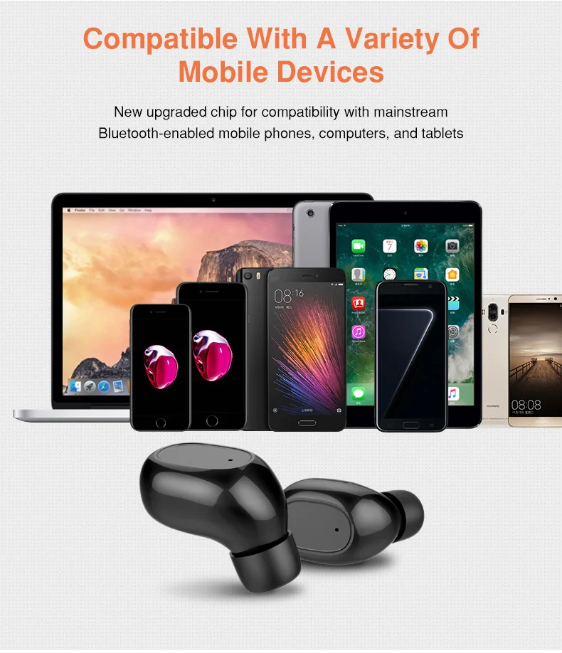 TWS Mini In-ear Bluetooth Earphone Wireless Earbuds Stereo Bass Sound Headset With Mic Charging Box For iPhone Phone Xiaomi  (15)