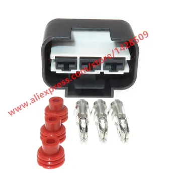 

10 Sets 3 Pin Waterproof Female Automotive Plug Electric Wire Radiator Fan Harness Connector For Hyundai KIA 1743271-2