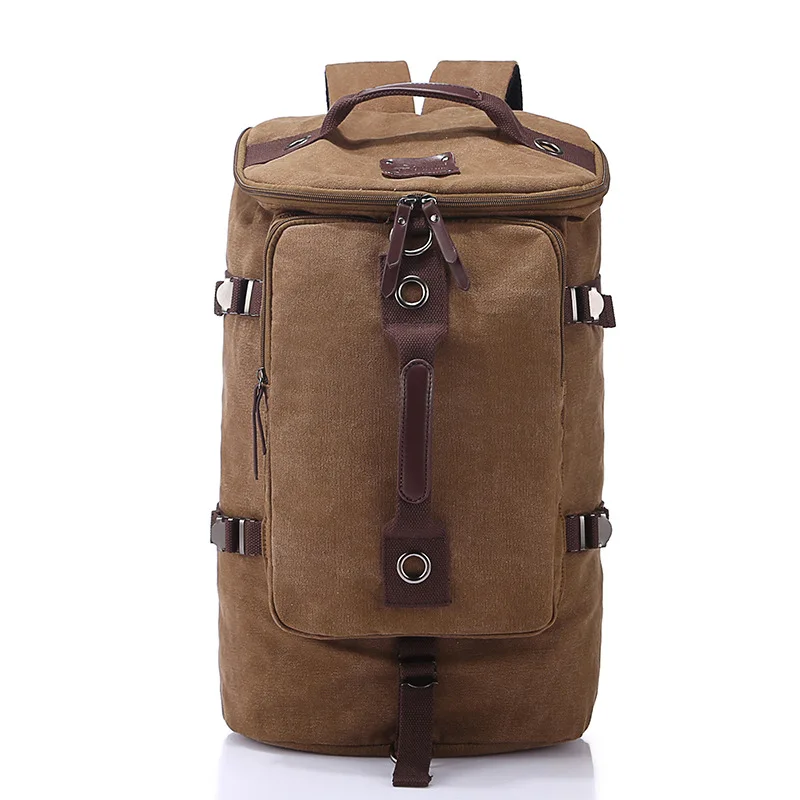 

2019 Waterproof men's Canvas Backpack Men Backpacks Travel School Bag Laptop Bagpack men vintage laptop shoulder bookbags