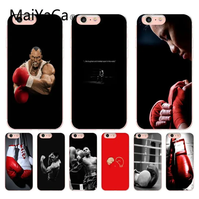 

MaiYaCa Sports Boxing Printing Drawing Phone Case cover Shell For Apple iphone XS XR 5c SE And 6 6s 7 7plus 8 8plus phone case
