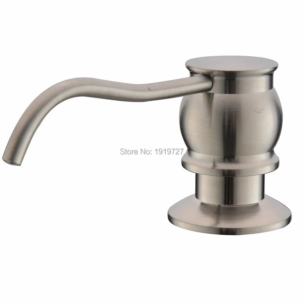 Por Kitchen Sink Soap Dispenser Bottle Clic Br Brushed Nickel Countertop Kitchen Sink Soap Dispenser Bottle Built Wall Mount Hand Liquid