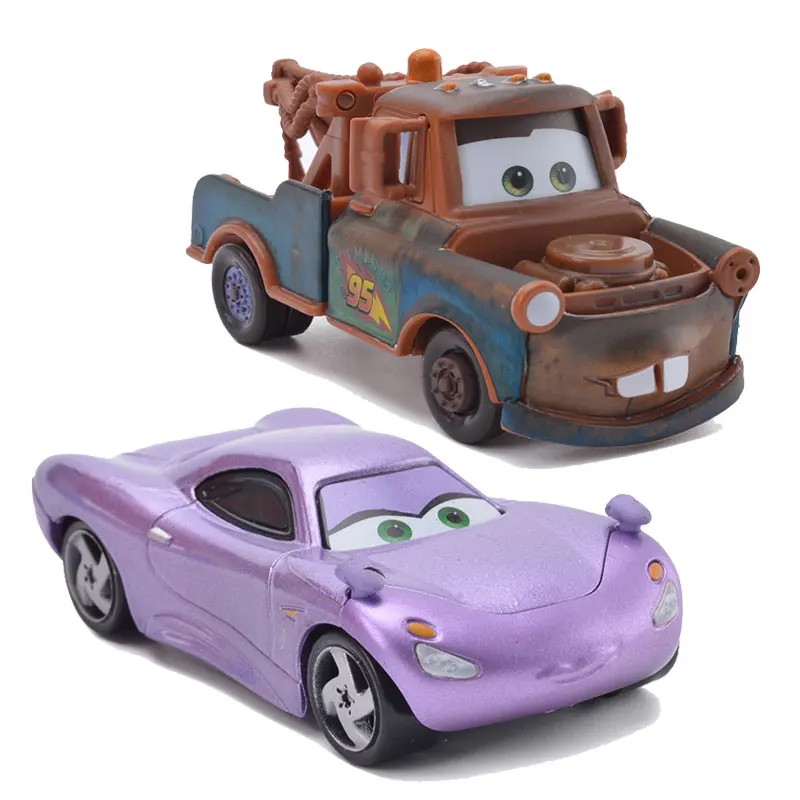 1:55 литые автомобили disney Pixar Cars 2 3 № 95 матер и Холли герои мультфильмов игрушки из сплава автомобили лучшие подарки