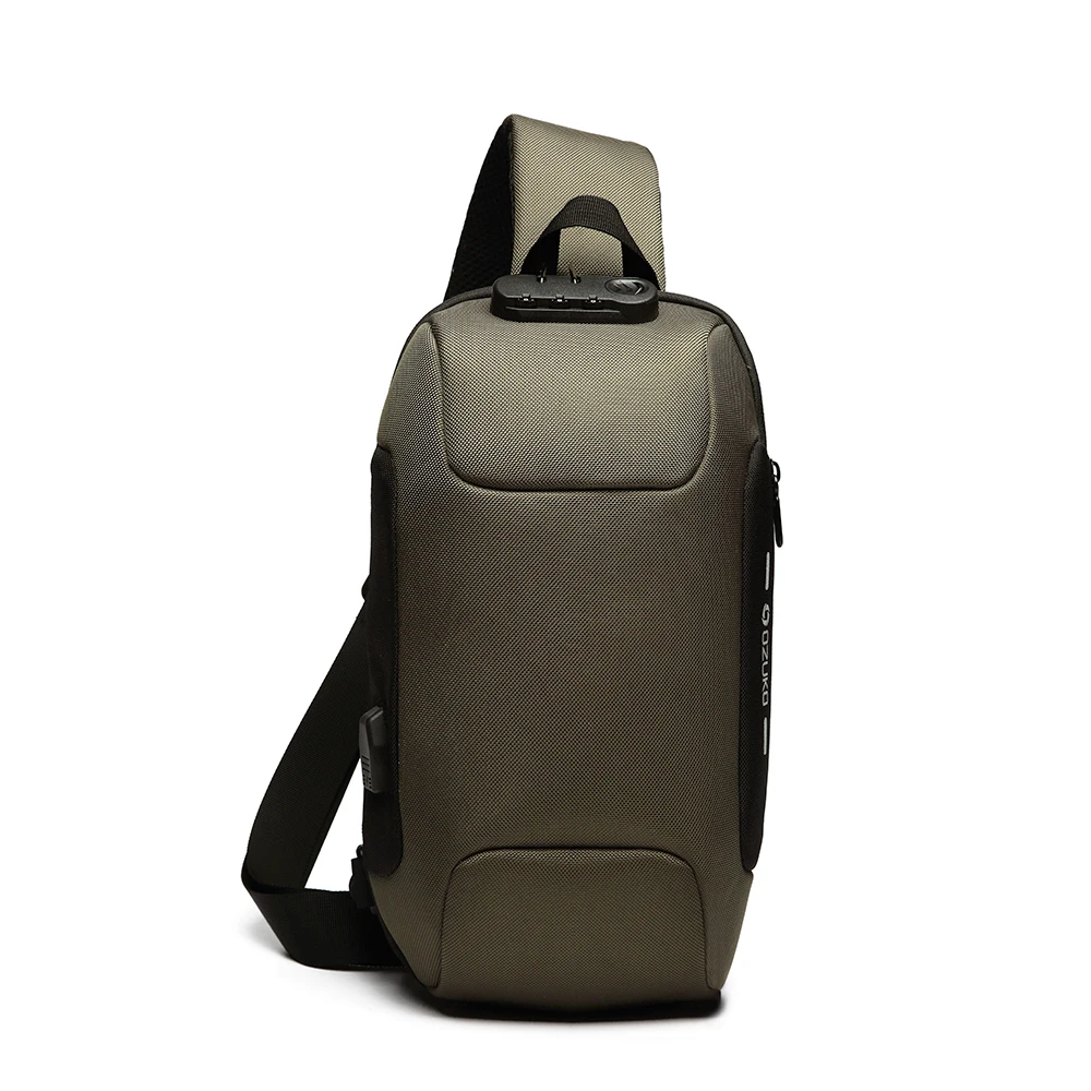 Мужская Уличная сумка на плечо, водостойкая ткань Оксфорд, нагрудная сумка, модная сумка на грудь, городской рюкзак для прогулок