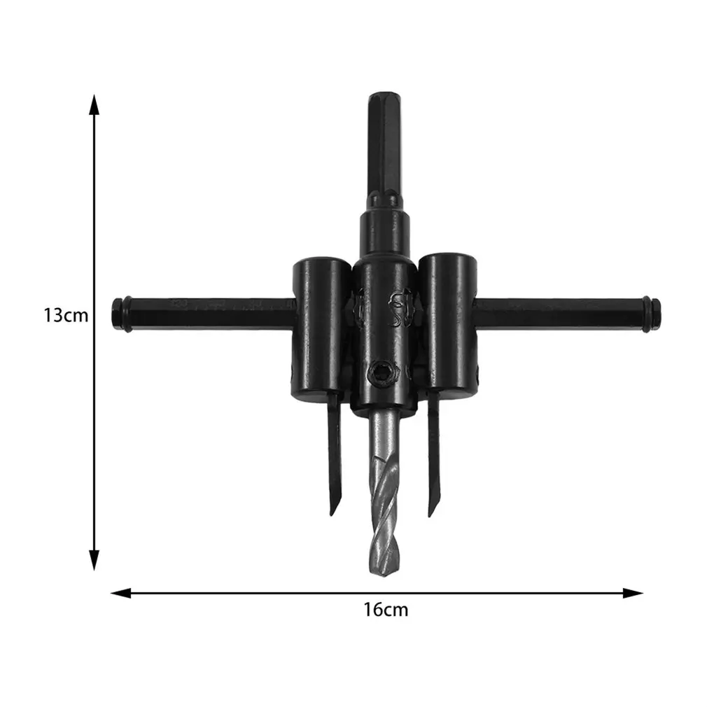 Metal Alloy Steel Wood Circle saw Hole Saw Drill Bit Cutter Kit drill bit adjustable hole saw  circle cutter wood wood drill _W