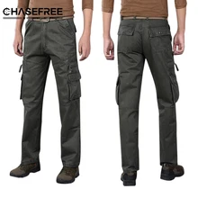 Камуфляжные мужские брюки, повседневные штаны, комбинезоны, модная сумка, брюки карго 1521