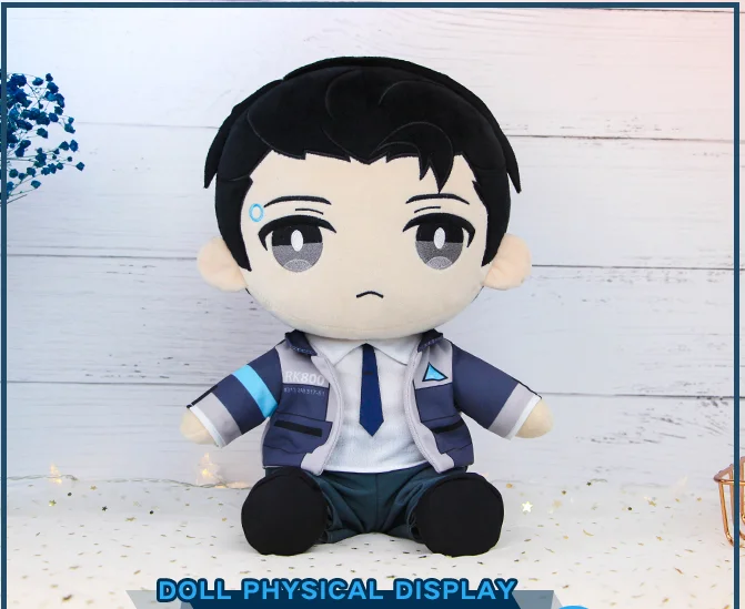 Детройт: станьте человеком DBH Connor RK800 плюшевая мягкая подушка кукла игрушка