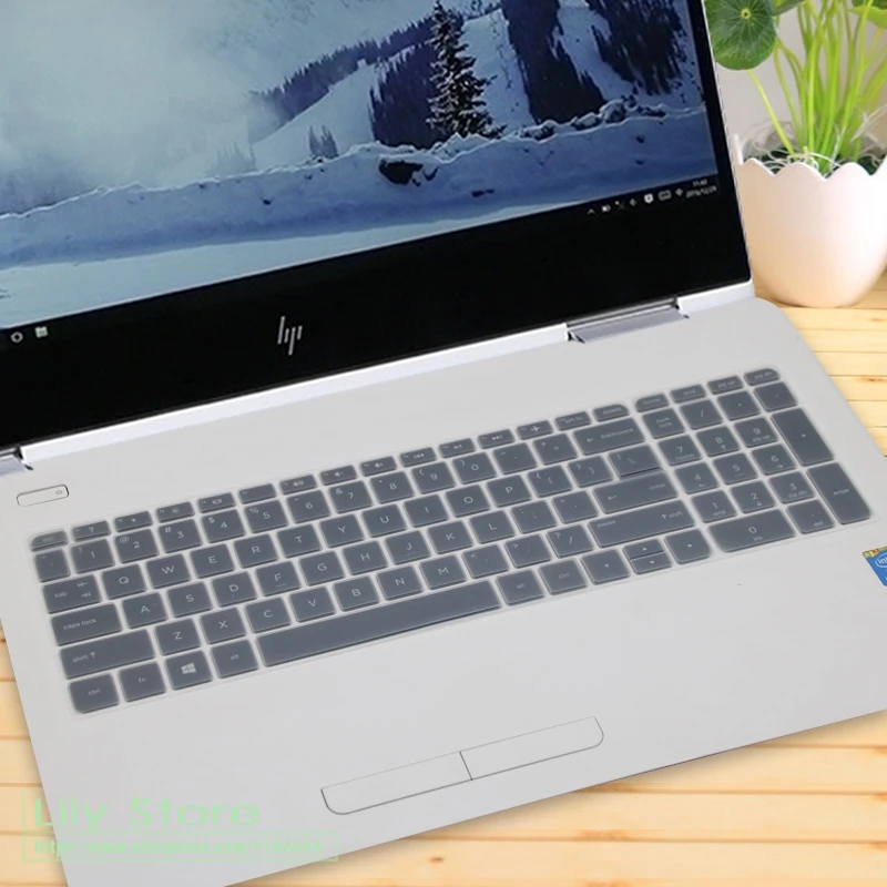 Чехол для клавиатуры ноутбука протектор для ноутбука Hp Pavilion 15-Cc123Cl 15-Cc183Cl 15-Cc178Cl 15-Cc187Cl 15-Cc109Na Cc152Od 15 15,6 - Цвет: clear