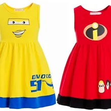 Невероятный костюм-боди; костюм супергероя; платье для малышей; Суперсемейка; детское нарядное платье; праздничный костюм на Хэллоуин