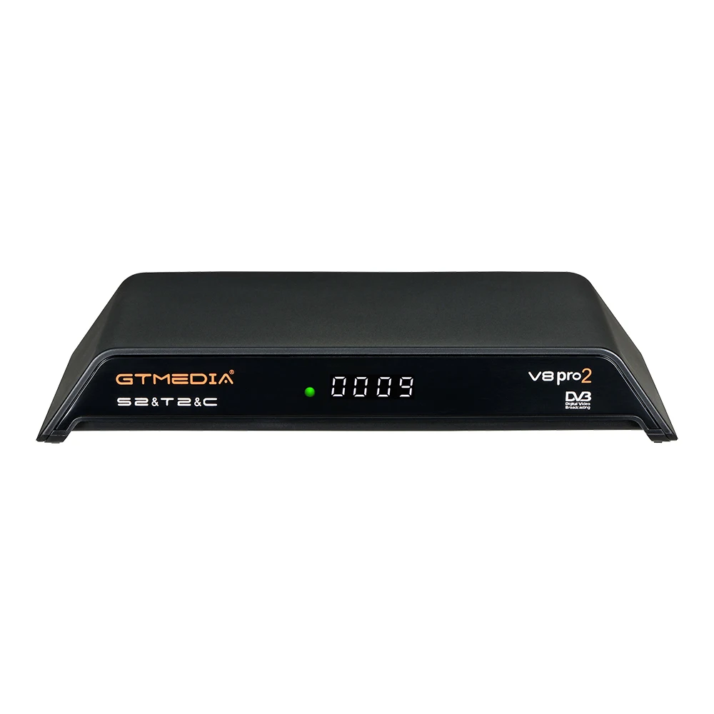 GTmedia V8 Pro 2 DVB-S2 DVB-C DVB-T2 Built-in WiFi H.265 Support IPTV PowerVu DRE &Biss key Satellite TV Receiver 1080P