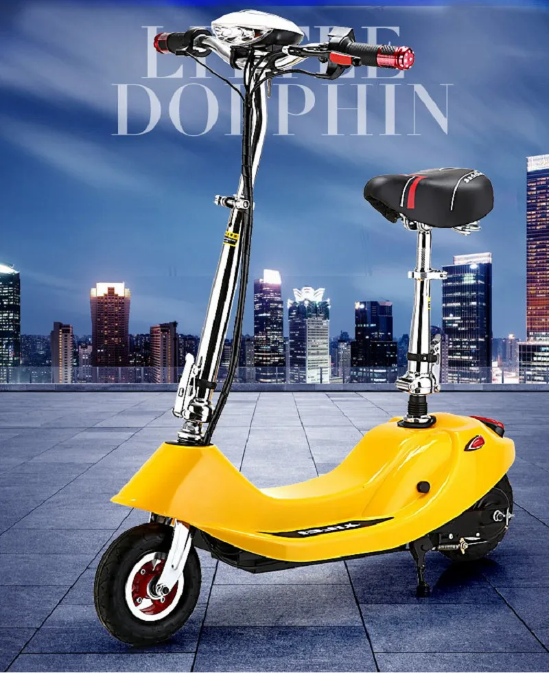 Perfect Adult folding two-wheeled vehicle shock-absorbing bicycle/Small and light scooter/Urban electric car 0