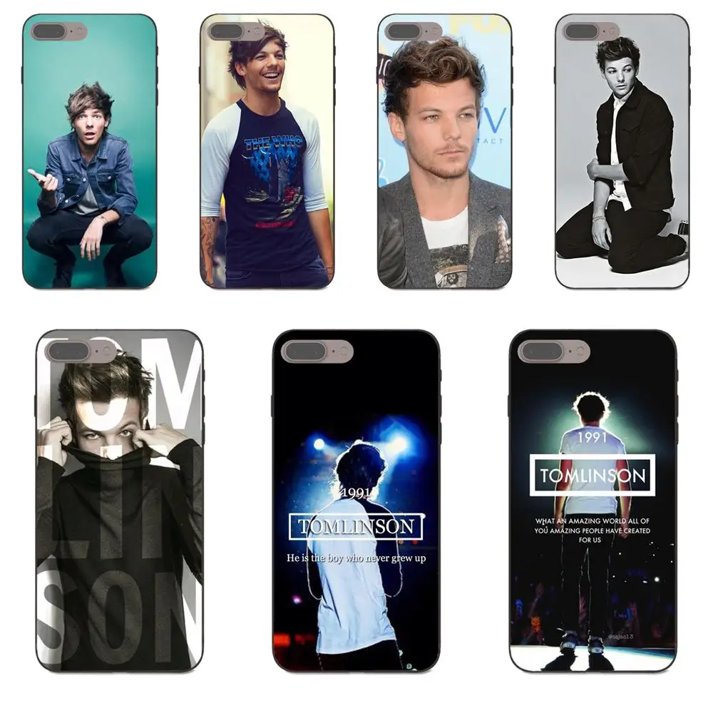 

For Apple iPhone X XS Max XR 4 4S 5 5S SE 6 6S 7 8 Plus TPU Phone Cases 1d One Direction Louis Tomlinson