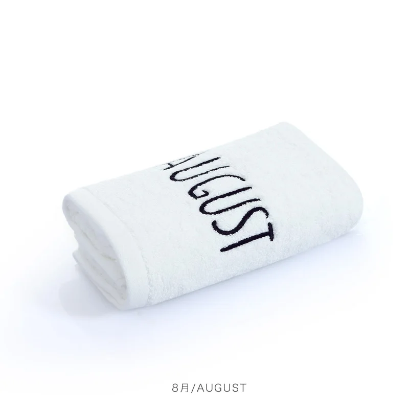 8 August March Big Towel Pure Cotton Face Wash Adult Household Couple Cotton Towel Absorbent Hair Washes Face and Wipes Face Towel B5T36 - Цвет: 8 August