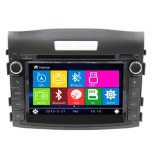 Dual core high digital 2 Din 7″ car dvd player GPS Navigation for Honda CRV 2012 with radio Navi stereo RDS SWC BT