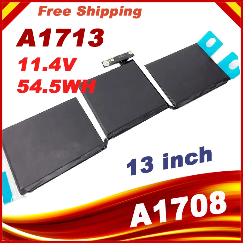 HSW Wholesale A1713 battery for apple macbook pro 13'' A1708 2016 2017 year Tools