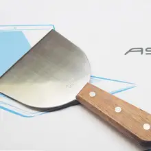 Sooktops нержавеющая сталь стейк шпатель плоская лопатка наклона жареная Лопата crumpet инструменты пилинги для пиццы