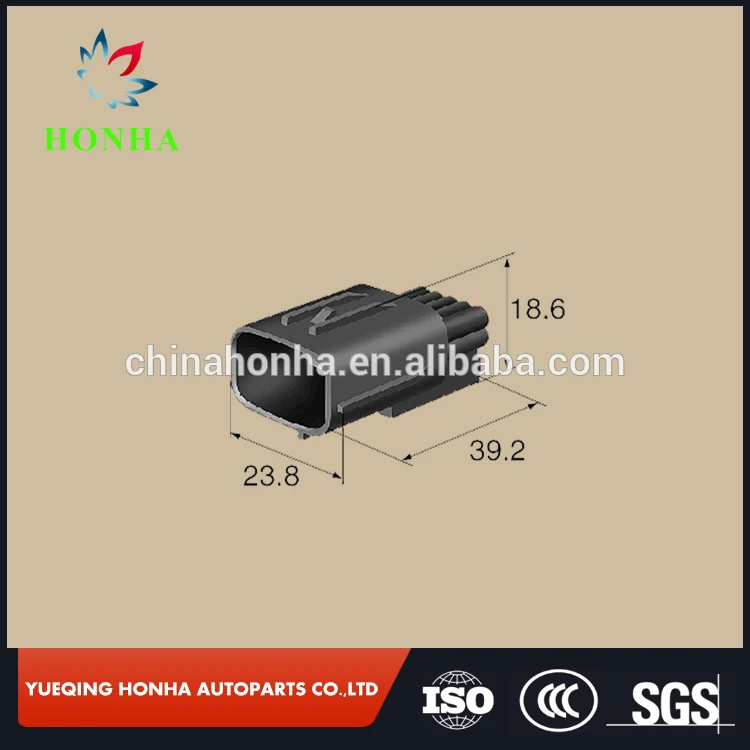 6188-0696 PBT черный 0,64 мм 025 герметичный sumitomo 10 pin Мужской электроразъем для автомобиля