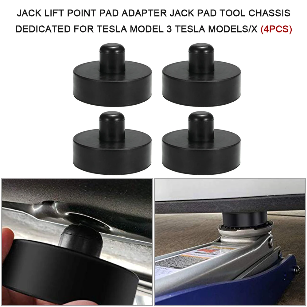 4 Pcs Jack Angkat Point Pad Adaptor Jack Pad Alat Chassis Didedikasikan Untuk Tesla Model 3 Tesla Model X Aksesoris Mobil Aliexpress