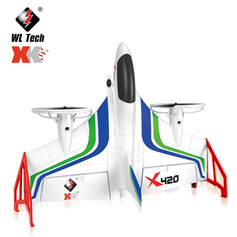 

IMPULLS wltoys X420 Foam Glider Airplane 6-axis gyroscope Brushless Vertical Takeoff Landing Aerobatic Aircraft FSWB