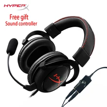 Kingston HyperX Cloud Core Игровая гарнитура подходит для компьютера телефон Tablet наушники с микрофоном