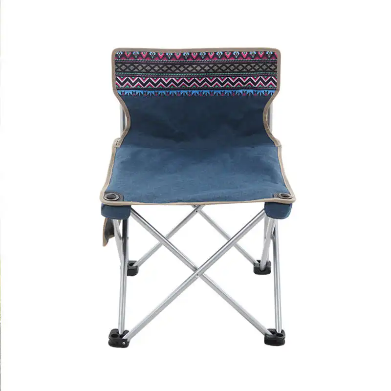 

Outdoor Folding Chair Easy Assemble Camping Painting Fishing Picnic Bbq Relaxtion Stool Backrest Portable Angling Small Seat