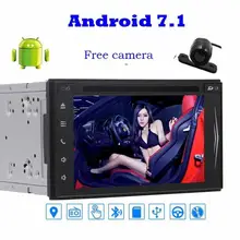 camera Android 7.1 DVD Player gps tracker car styling Stereo Navigator Vehicle GPS Unit Radio Audio Support WiFi/Bluetooth Radio