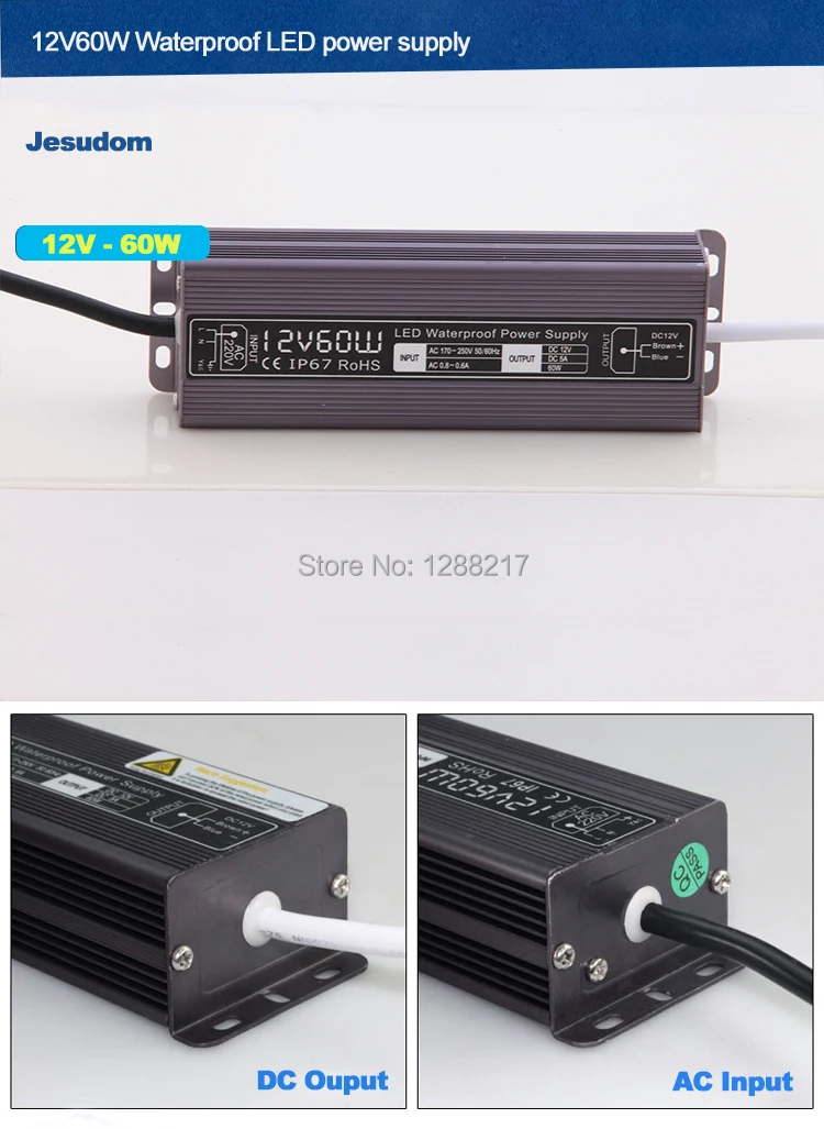 12V60W