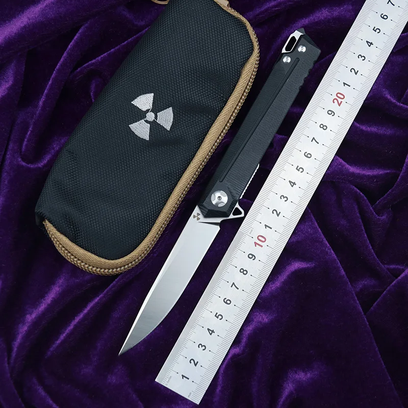 LEMIFSHE JK3311 G10 Flipper D2 стальное лезвие + стальная ручка уличный охотничий Карманный