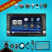 Auto Double 2 din Car DVD Radio gps player audio Stereo FM Receiver MP3 Charger USB/SD In-Dash universal head unit For VW BWM