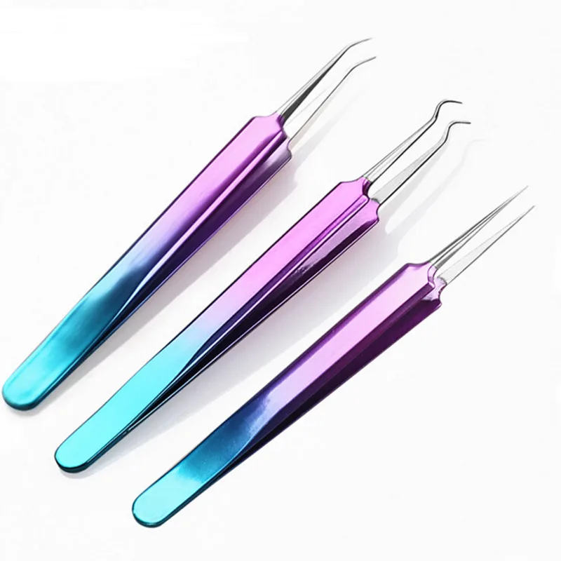 1pc Stainless Steel Acne Needle Tweezers Blackhead Acne Remover Face