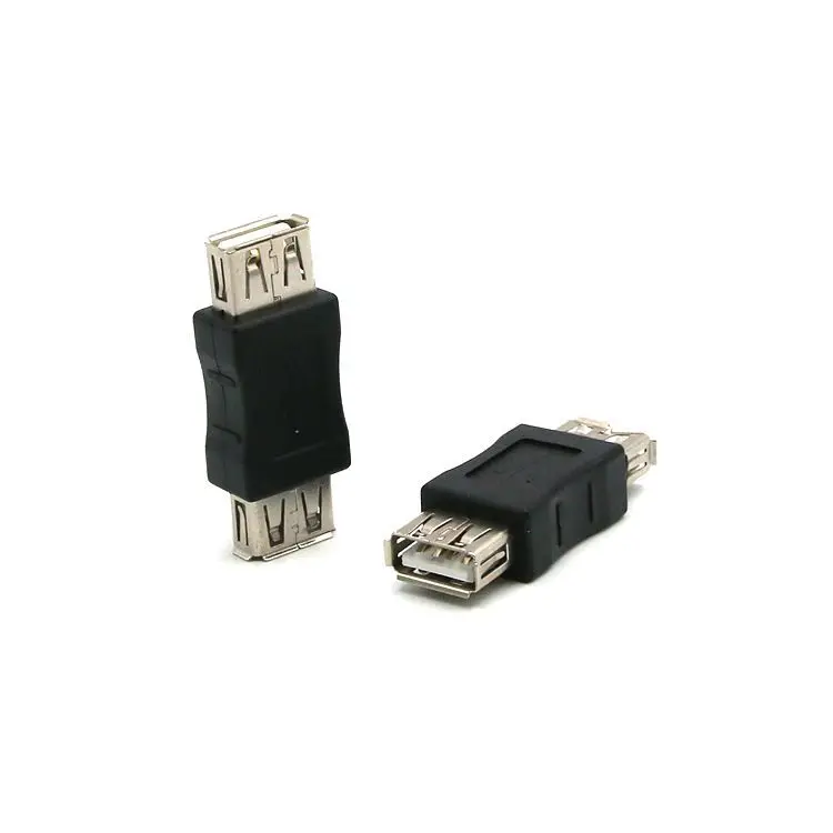 100 шт. USB 2,0 Тип A женский f-удлинитель адаптер соединитель F/F конвертер