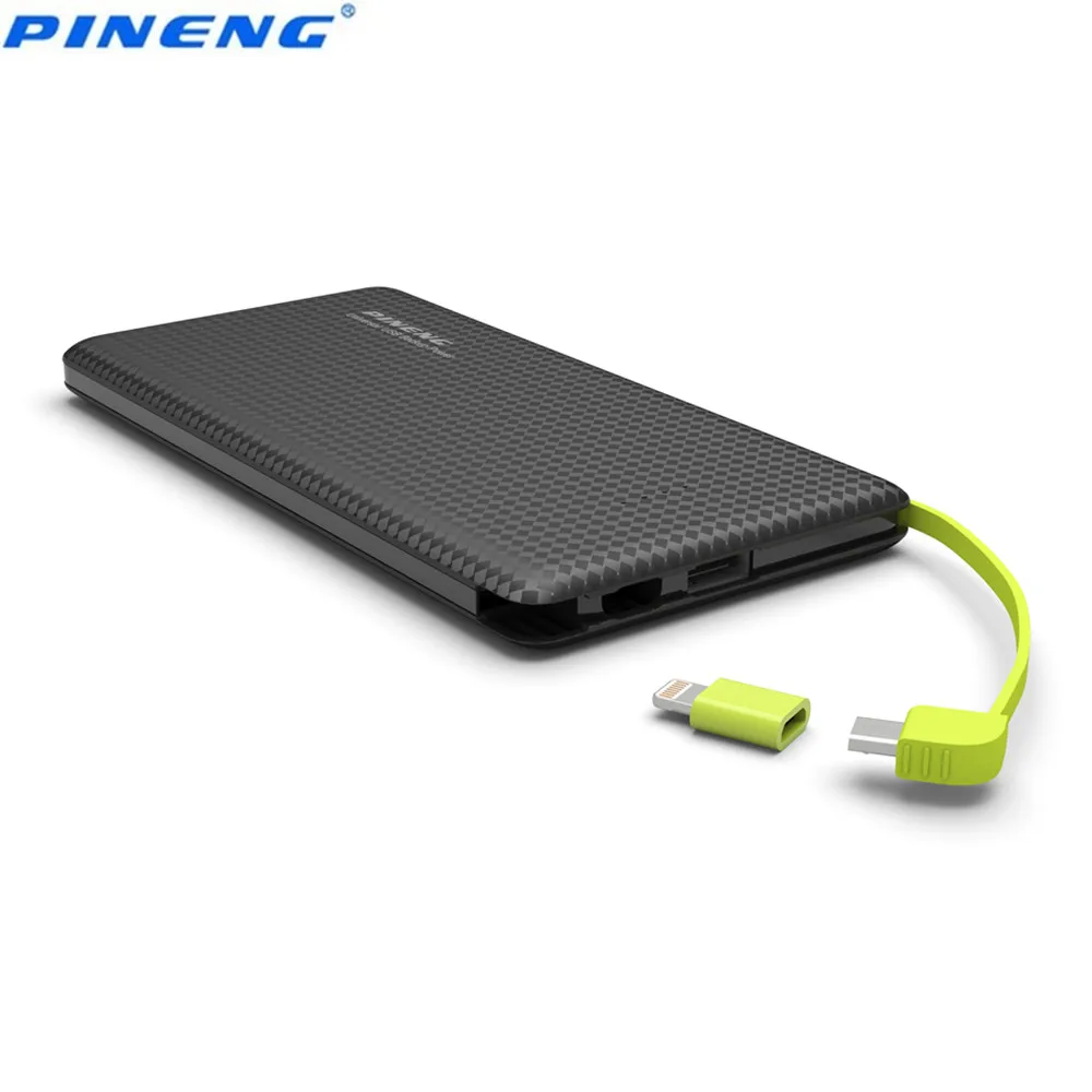 bilder für Original pineng pn 951 power bank10000mah dual usb eingebauten ladekabel externes ladegerät für iphone 6s xiaomi android bilder für Original pineng pn 951 power bank10000mah dual usb eingebauten ladekabel externes ladegerät für iphone 6s xiaomi android