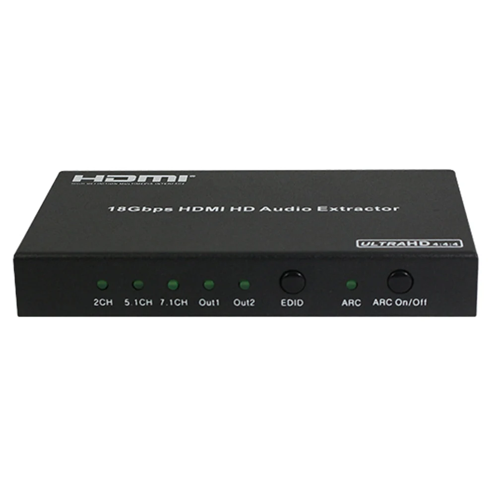 Digitale Analogico 4 k HDMI 2.0 ARC HD Audio Extractor 5.1CH/7.1CH ottico SPDIF Convertitore loop o