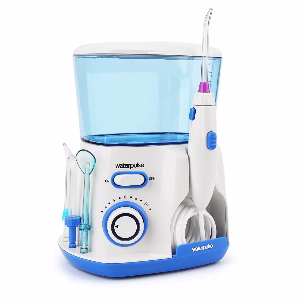 

Waterpulse V300 Dental Flosser 5 Tips 800ml Personal Oral Irrigator Teeth Cleaning Tool Irrigador Dental Bucal Water Jet