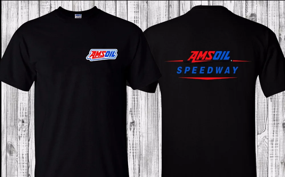 Double Side Printed Design 100% Cotton Oil Speedway T-Shirt Street Wear Tee Shirt | Мужская одежда