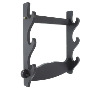 

Japanese Wall Mount Samurai Sword Katana Holder Stand Hanger Bracket Rack Display 3 Layer