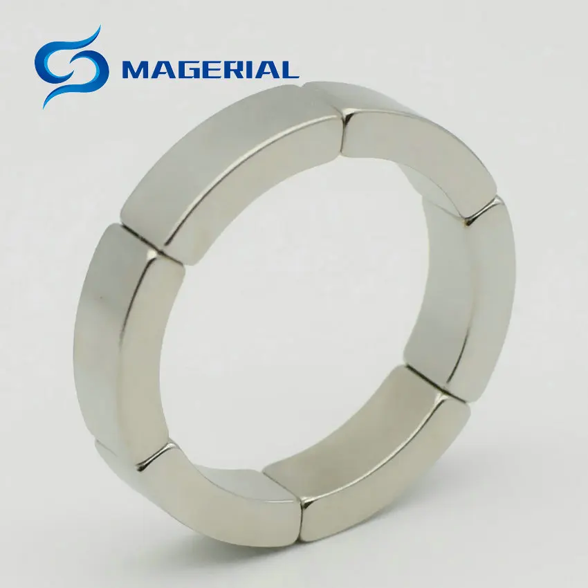 60 600 шт NdFeB дуговой сегмент or16xir12 5x60 градусов x 6 мм в диаметре. Моторный магнит N42