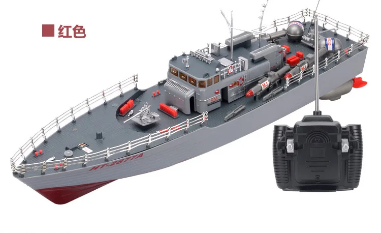 Радиоуправляемая лодка Torpedo большая 1/115 4 канала военный корабль модель
