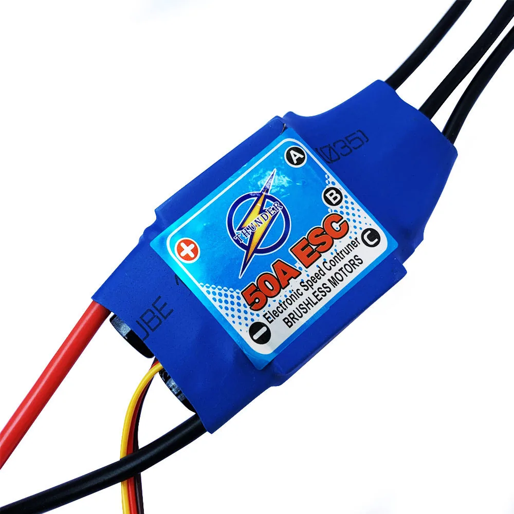 2-4S 50A UBEC бесщеточный двигатель ESC с 5V/5A BEC Радиоуправляемый вертолет Мультикоптер