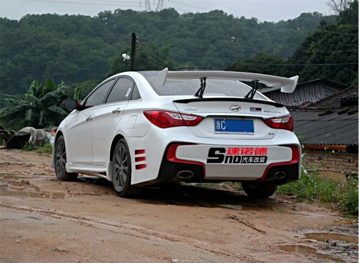 

NEW Black Primer Car SPOILER ABS CAR REAR WING TRUNK SPOILER For GT ALL Sedan Universal by EMS