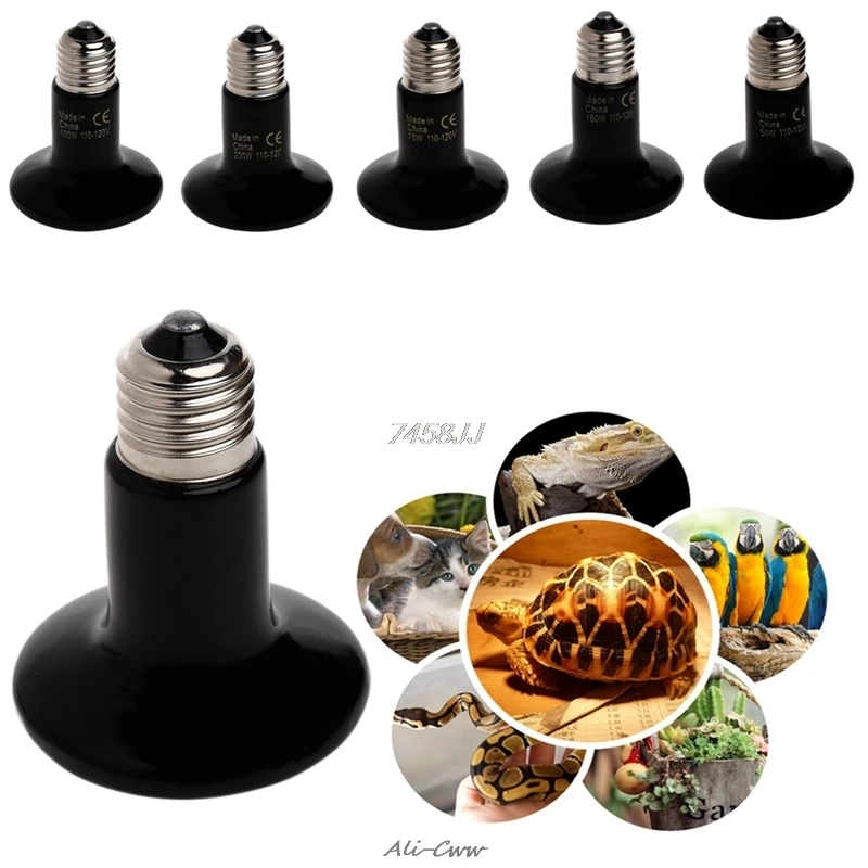 

Pet Infrared Emitter Ceramic Lamp Heat Light Bulb Reptile Brooder 50W 75W 100W 150W 200W Pet Heating Light DropShip