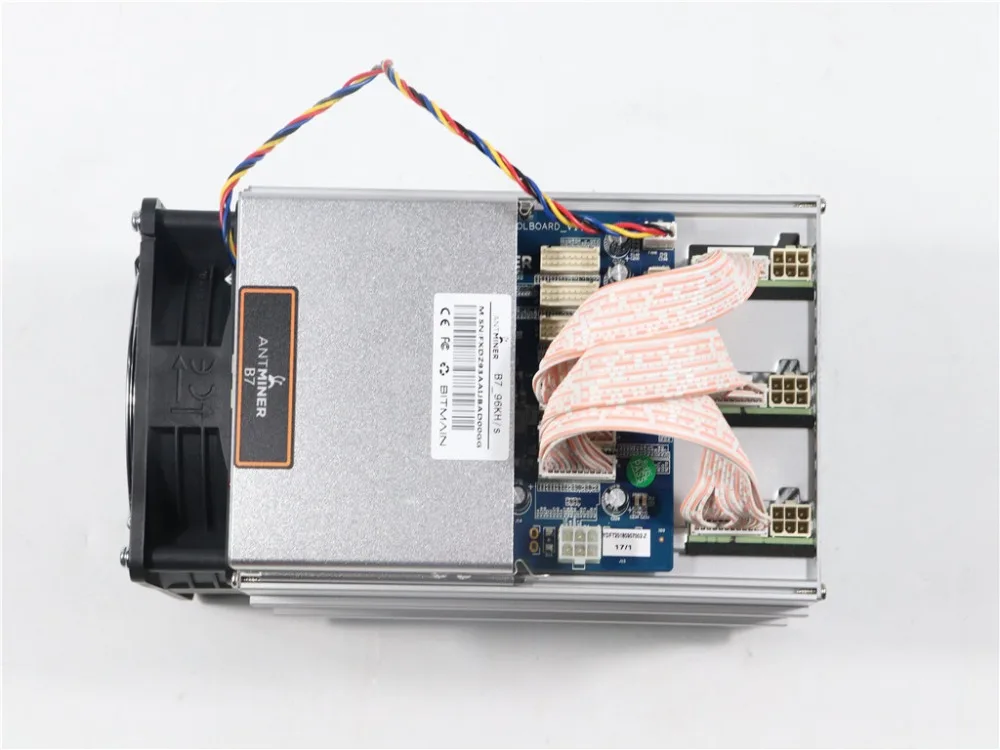 BTM Miner Antminer B7 96KH/s 528W(без БП) Asic Tensority Miner Mine BTM лучше чем Antminer S9 S11 S15 A9 Z9 A9