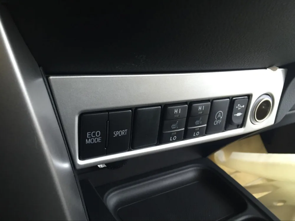 Для Toyota RAV4 сигарета светлая крышка украшения хром стиль ABS интерьер молдинги продукты Аксессуары