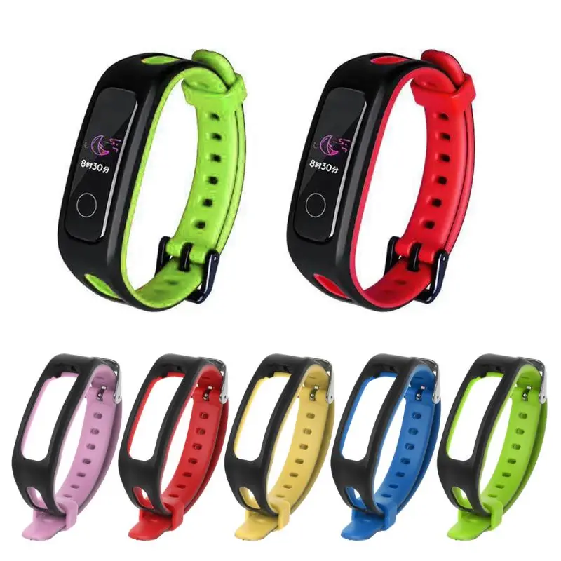 Силиконовый сменный ремешок для смарт часов Huawei Honor Band 4 версия бега умный Браслет