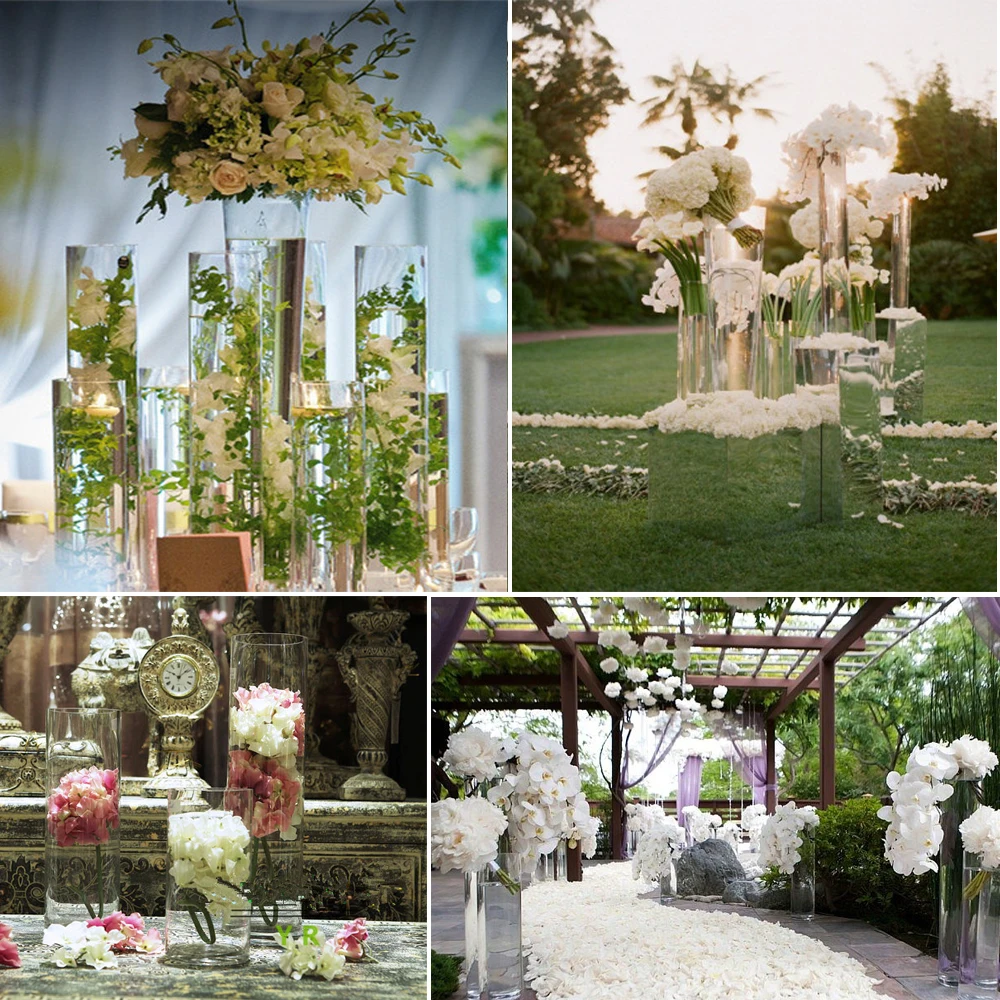 100 Cylinder Wedding Centerpieces How To Keep Tall