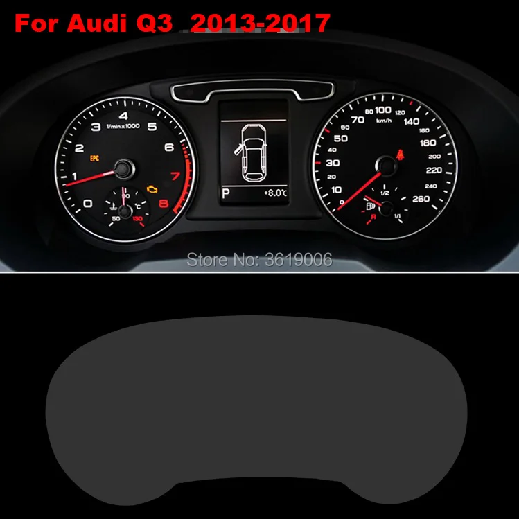 TOMMIA для Audi Q3 13-19 протектор экрана HD 4H Защитная пленка для приборной панели против царапин автомобиля стикер